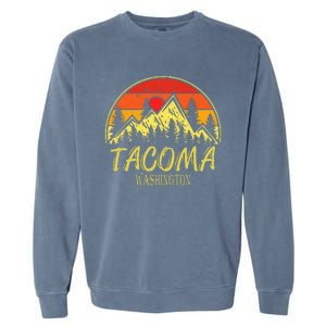 Tacoma Washington Wa Mountains Hike Hiking Souvenir Garment-Dyed Sweatshirt