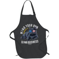 Tim Walz Waltz Mind Your Own Damn Business Funny Cat Design Apron