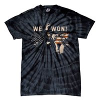 Trump We Won Wins Inauguration 47 Us President 2025 Election Tie-Dye T-Shirt