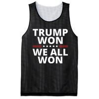 Trump Won We All Won 2024 Usa Flag Trump Won Mesh Reversible Basketball Jersey Tank