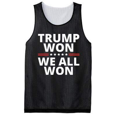 Trump Won We All Won 2024 Usa Flag Trump Won Mesh Reversible Basketball Jersey Tank