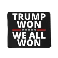 Trump Won We All Won 2024 Usa Flag Trump Won Mousepad