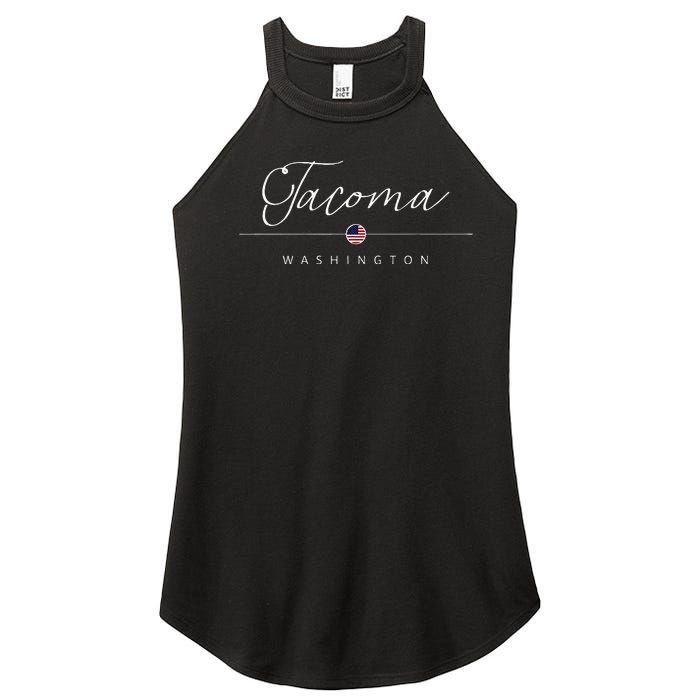 Tacoma Washington WA On Tacoma Women's Perfect Tri Rocker Tank