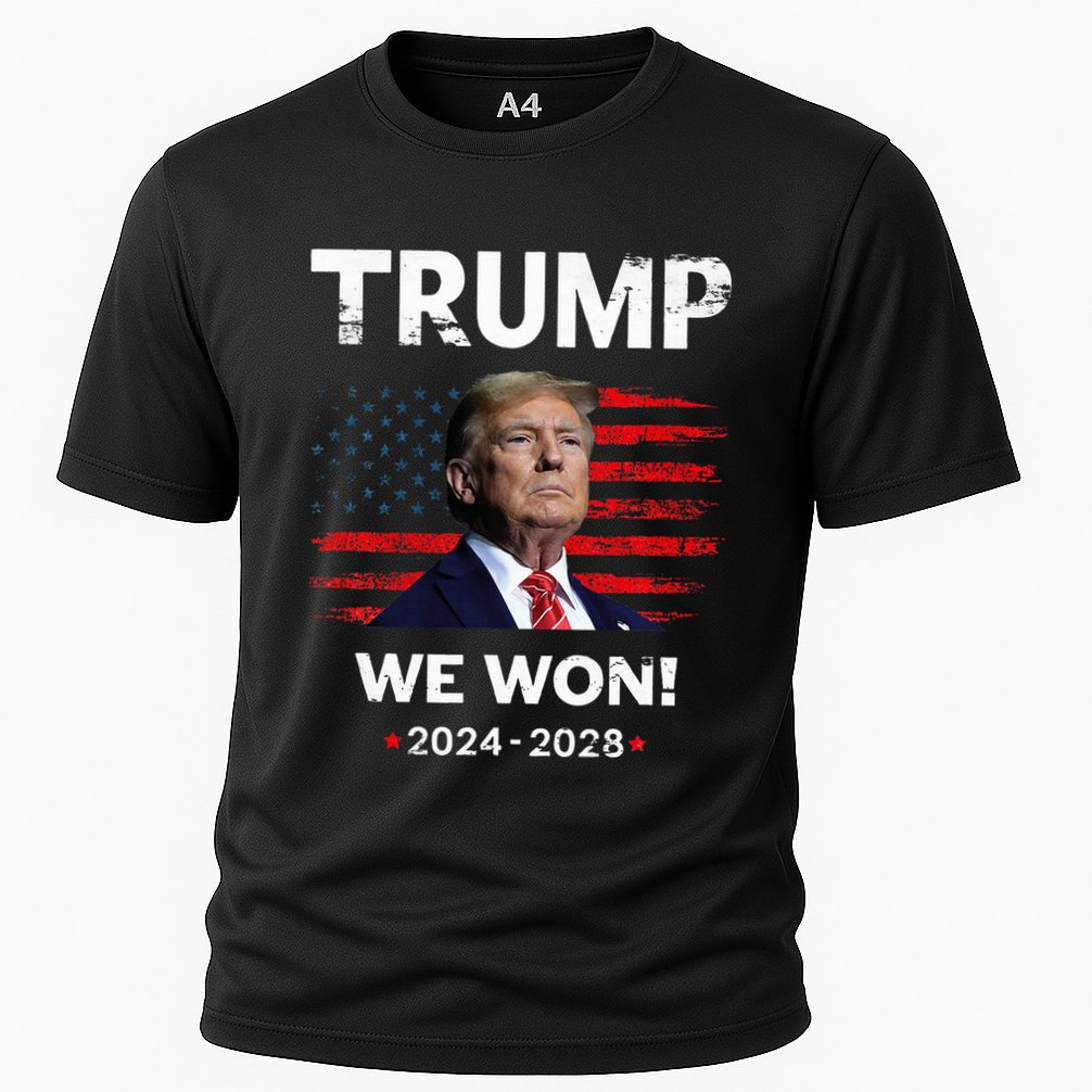 Trump We Won 2024 2028 Cooling Performance Crew T-Shirt