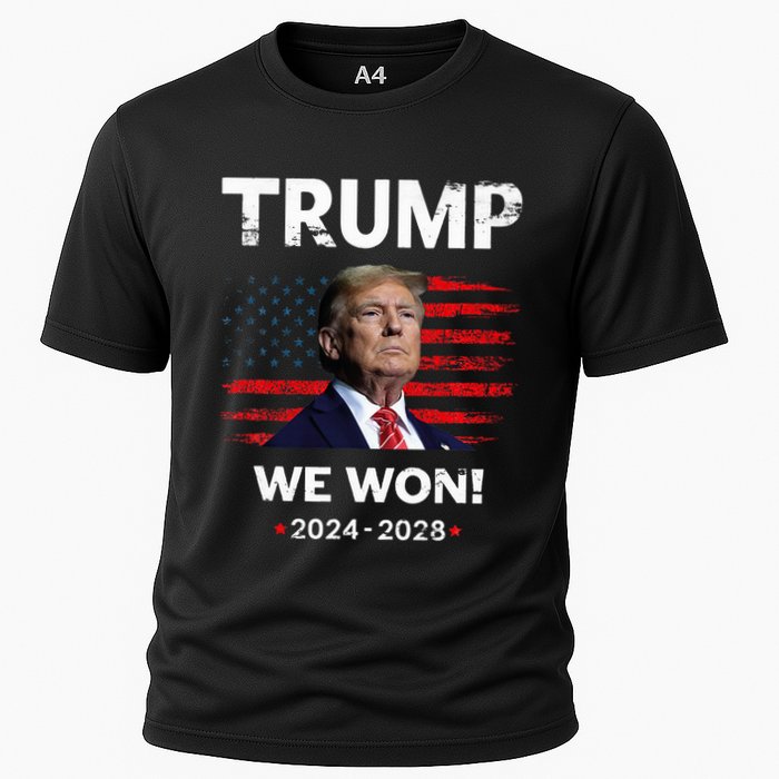Trump We Won 2024 2028 Cooling Performance Crew T-Shirt