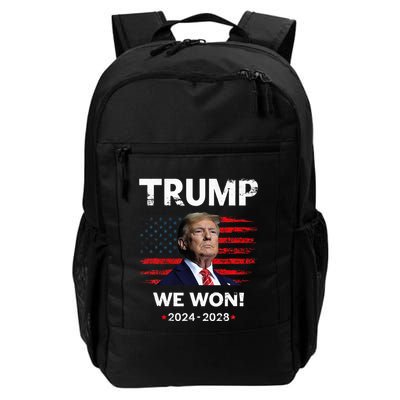 Trump We Won 2024 2028 Backpack