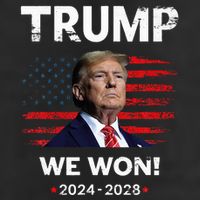 Trump We Won 2024 2028 Adult Drive Performance Visor