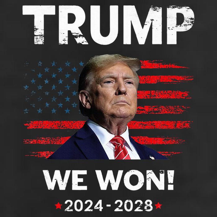 Trump We Won 2024 2028 Adult Drive Performance Visor