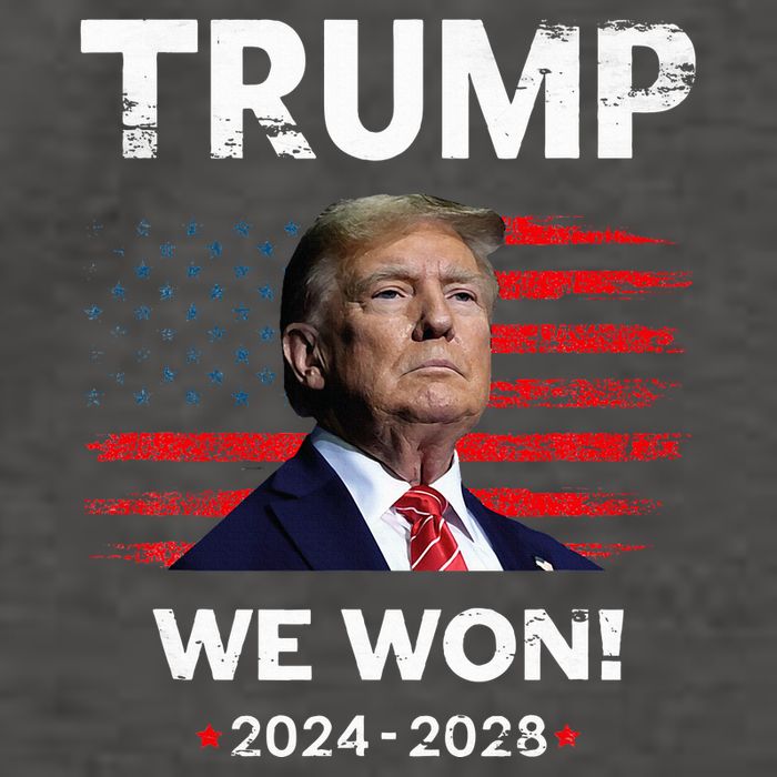 Trump We Won 2024 2028 Vector Backpack