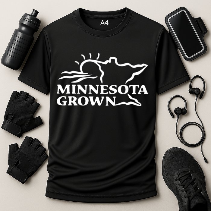 Tim Walz Wearing Minnesota Grown Cooling Performance Crew T-Shirt