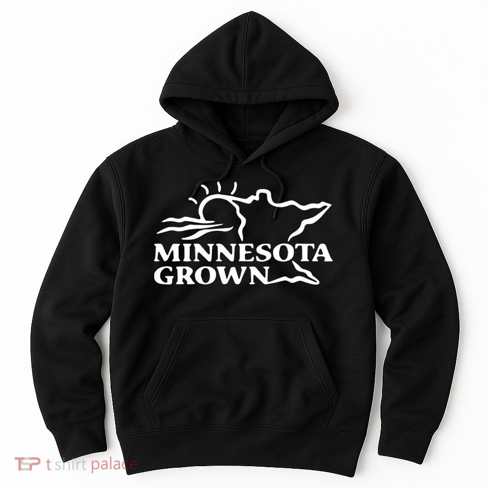 Tim Walz Wearing Minnesota Grown Hoodie