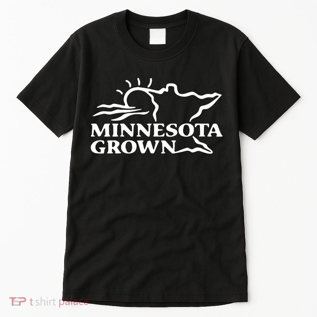 Tim Walz Wearing Minnesota Grown Tall T-Shirt