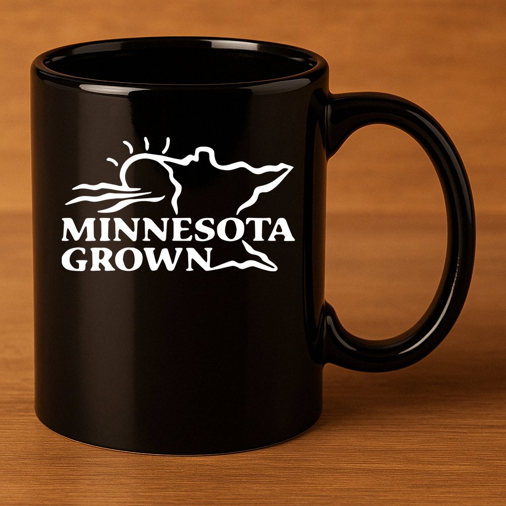 Tim Walz Wearing Minnesota Grown 11oz C Handle Ceramic Mug