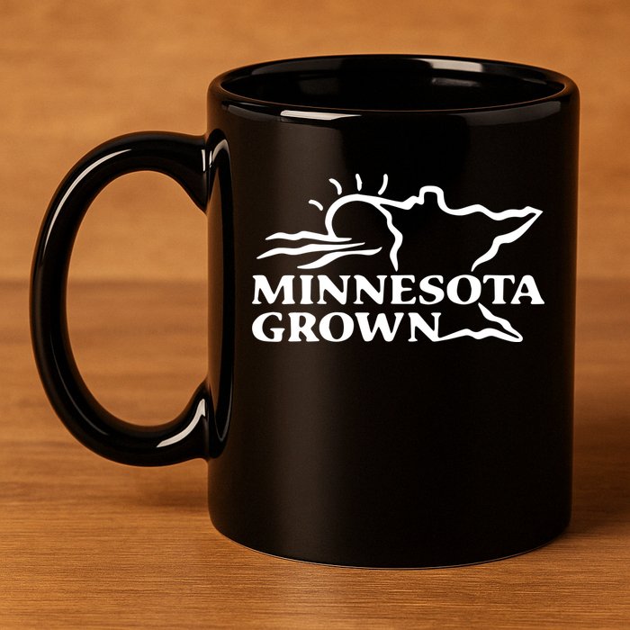 Tim Walz Wearing Minnesota Grown 11oz C Handle Ceramic Mug