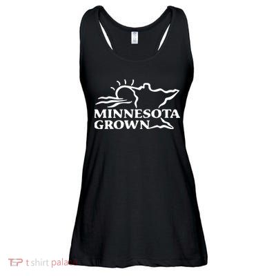 Tim Walz Wearing Minnesota Grown Ladies Essential Flowy Tank