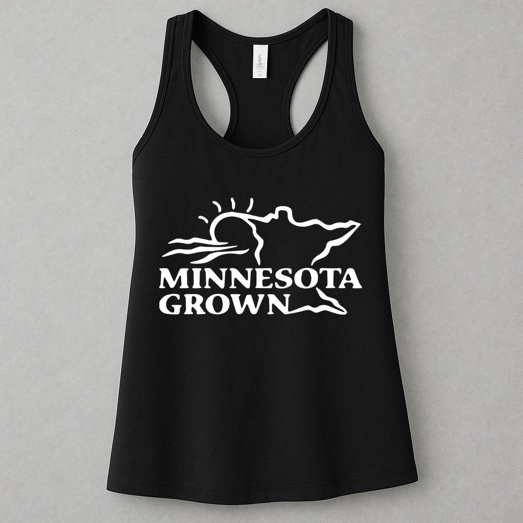 Tim Walz Wearing Minnesota Grown Womens Tank Top
