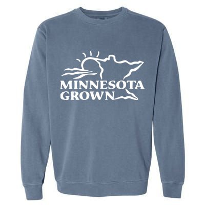 Tim Walz Wearing Minnesota Grown Garment-Dyed Sweatshirt