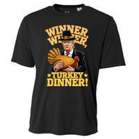 Trump Winner Winner Turkey Dinner Thanksgiving Cooling Performance Crew T-Shirt