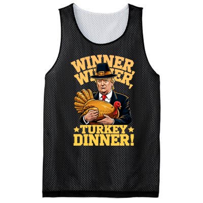 Trump Winner Winner Turkey Dinner Thanksgiving Mesh Reversible Basketball Jersey Tank