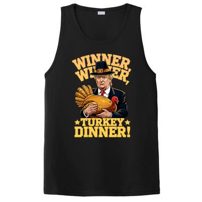 Trump Winner Winner Turkey Dinner Thanksgiving PosiCharge Competitor Tank