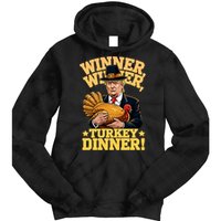 Trump Winner Winner Turkey Dinner Thanksgiving Tie Dye Hoodie