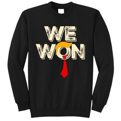 Trump We Won Win Inauguration Day 2025 47th President Sweatshirt