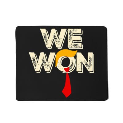 Trump We Won Win Inauguration Day 2025 47th President Mousepad