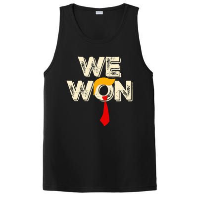 Trump We Won Win Inauguration Day 2025 47th President PosiCharge Competitor Tank