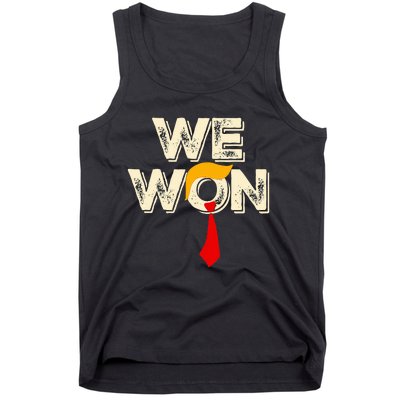 Trump We Won Win Inauguration Day 2025 47th President Tank Top