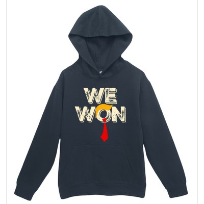 Trump We Won Win Inauguration Day 2025 47th President Urban Pullover Hoodie