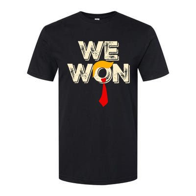 Trump We Won Win Inauguration Day 2025 47th President Softstyle CVC T-Shirt