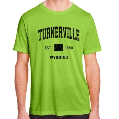 Turnerville Wyoming Wy Vintage Established Athletic Sports Design Adult ChromaSoft Performance T-Shirt