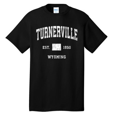 Turnerville Wyoming Wy Vintage Established Athletic Sports Design Tall T-Shirt