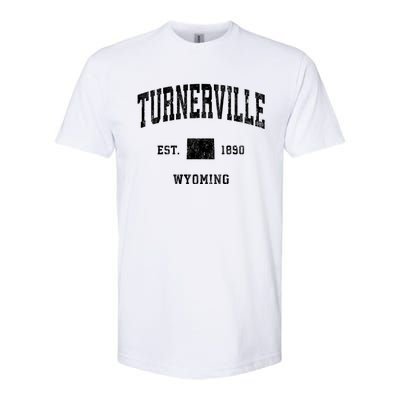 Turnerville Wyoming Wy Vintage Established Athletic Sports Design Softstyle CVC T-Shirt