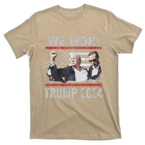 Trump We Won Wins Inauguration 47 Us President 2025 Election T-Shirt