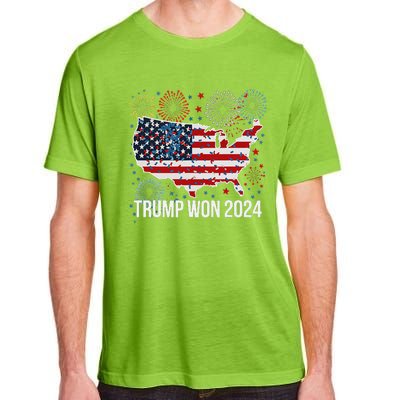 Trump We Won Wins Inauguration 47 Us President 2025 Election Adult ChromaSoft Performance T-Shirt