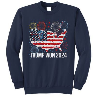 Trump We Won Wins Inauguration 47 Us President 2025 Election Sweatshirt