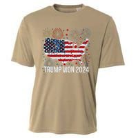 Trump We Won Wins Inauguration 47 Us President 2025 Election Cooling Performance Crew T-Shirt