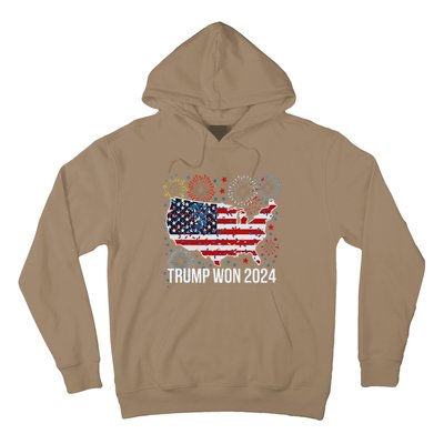 Trump We Won Wins Inauguration 47 Us President 2025 Election Hoodie