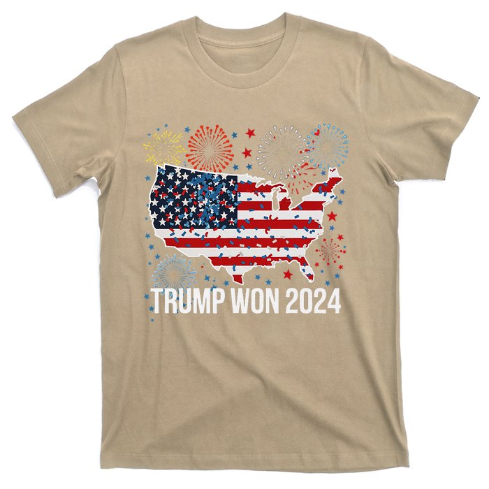 Trump We Won Wins Inauguration 47 Us President 2025 Election T-Shirt