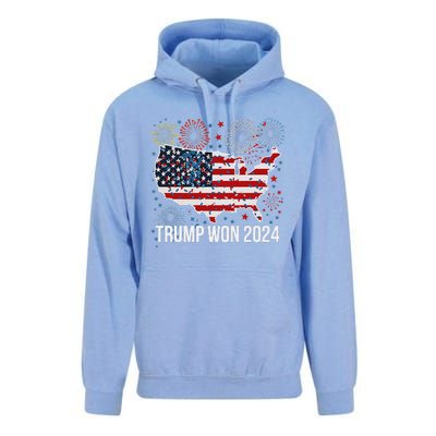 Trump We Won Wins Inauguration 47 Us President 2025 Election Unisex Surf Hoodie