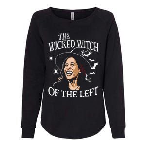 The Wicked Witch Of The Left Kamala Harris Womens California Wash Sweatshirt