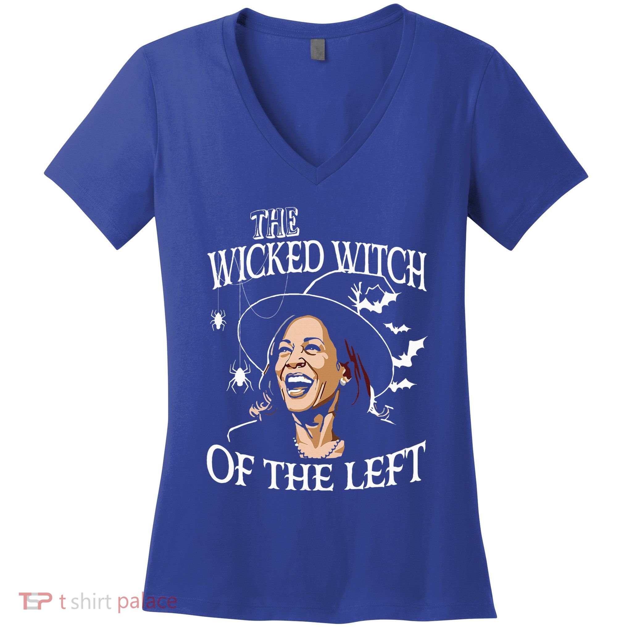 The Wicked Witch Of The Left Kamala Harris Women's V-Neck T-Shirt