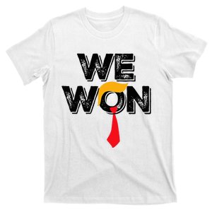 Trump We Won Wins Inauguration 47 Us President 2025 Election T-Shirt