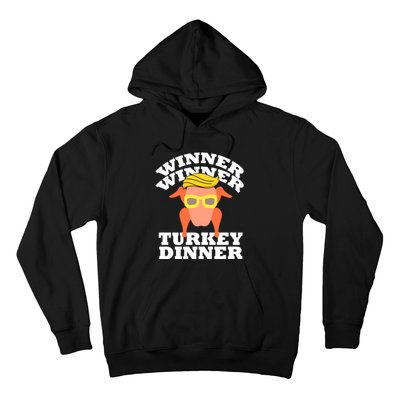 Trump Winner Winner Turkey Dinner Thanksgiving Funny Humor Hoodie