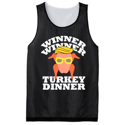 Trump Winner Winner Turkey Dinner Thanksgiving Funny Humor Mesh Reversible Basketball Jersey Tank