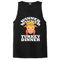 Trump Winner Winner Turkey Dinner Thanksgiving Funny Humor PosiCharge Competitor Tank