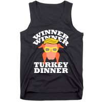 Trump Winner Winner Turkey Dinner Thanksgiving Funny Humor Tank Top