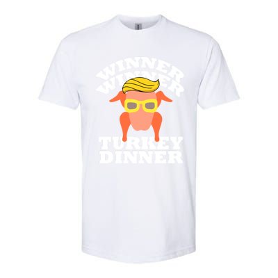 Trump Winner Winner Turkey Dinner Thanksgiving Funny Humor Softstyle CVC T-Shirt