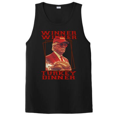 Trump Winner Winner Turkey Dinner Thanksgiving PosiCharge Competitor Tank